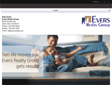 Tablet Screenshot of eversrealty.com